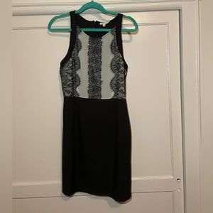 Black Lace Mini Dress